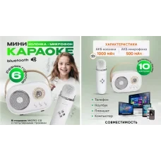 Дитяча караоке колонка з мікрофоном Bluetooth AND 237