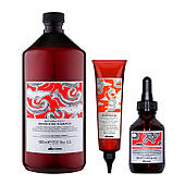 Набір Davines Natural Tech Energizing TRIO енергетичний шампунь, гель та лосьйон проти випадіння волосся, 1000/150/100 мл