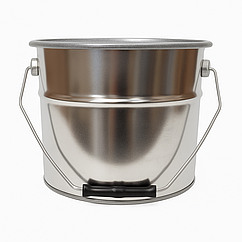 Відро металеве 5 л для зберігання ПММ, олій та хімії | під обруч