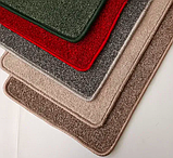 Ковролін однотонний червоний для спальні, дитячої та вітальні ширина 4 метра Malta 220, фото 3