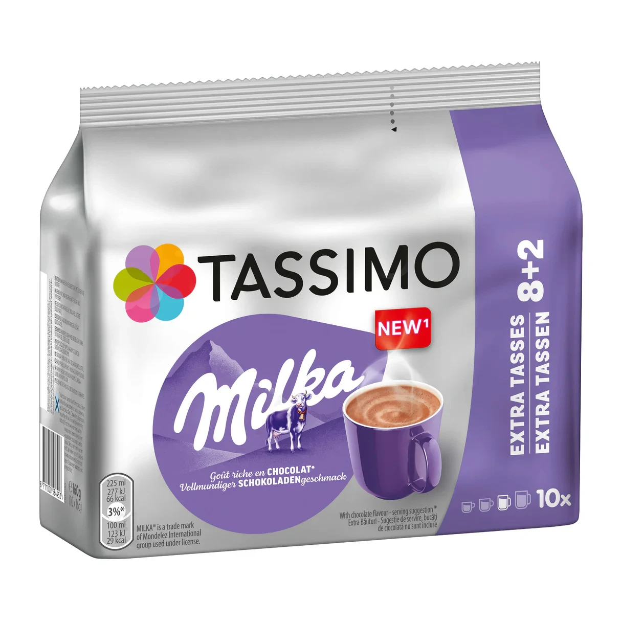 Гарячий шоколад Tassimo Milka 10 порцій Німеччина Тассімо ніжний шоколад у капсулах, фото 1