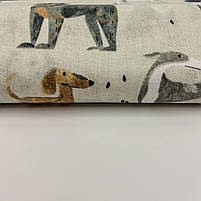 Польська бязь "Собаки на бежевому" 160 см, фото 4