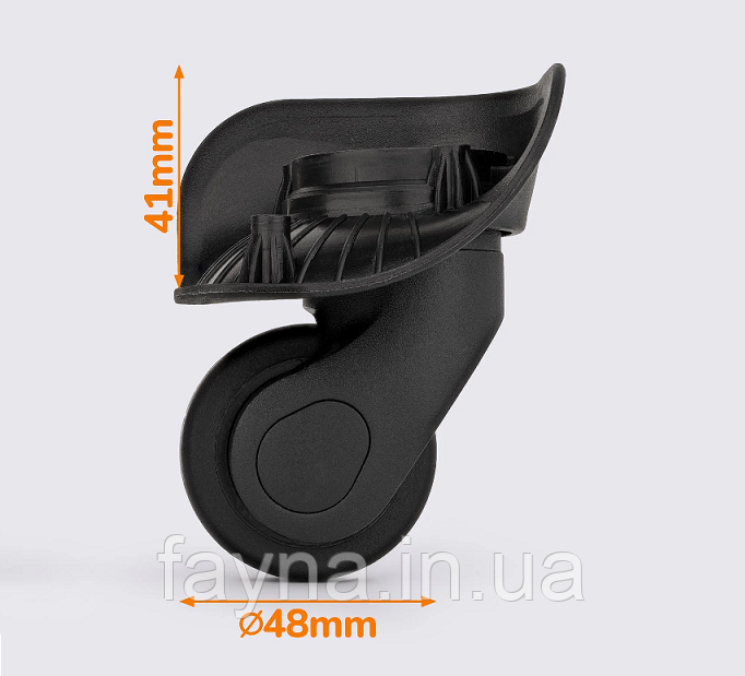Колісний поворотний блок для валізи ЧКБ-44/M(D=47 mm), фото 1