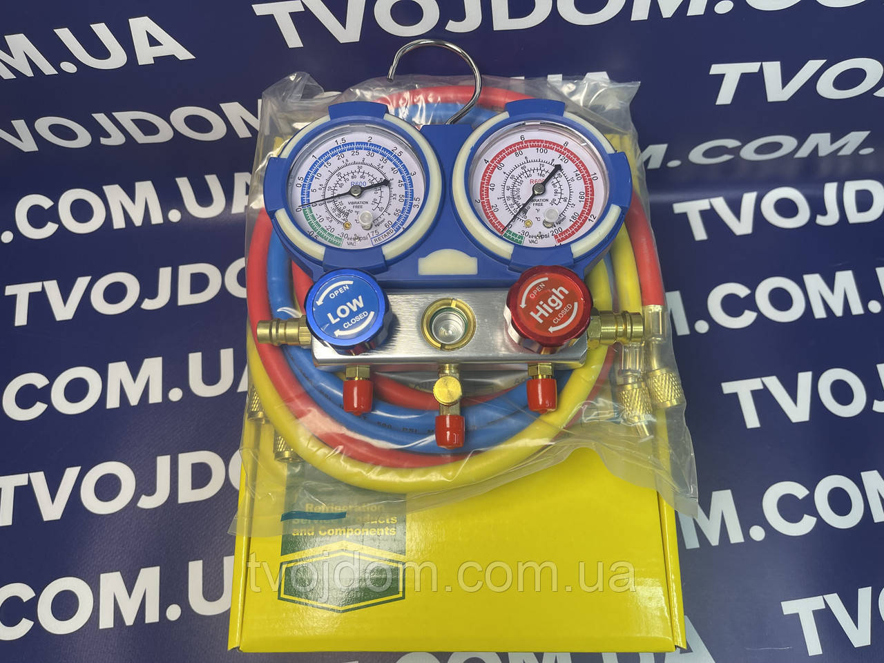 Манометричний колектор R-600а двовентельний
