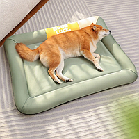 Лежак для cобак KimPets "Good Luck", спальне місце для тварин, Зелений
