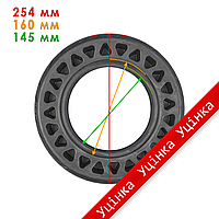 Шина перфорована антипрокольна для самоката 10" 2.5-6.0 (255х60-150)