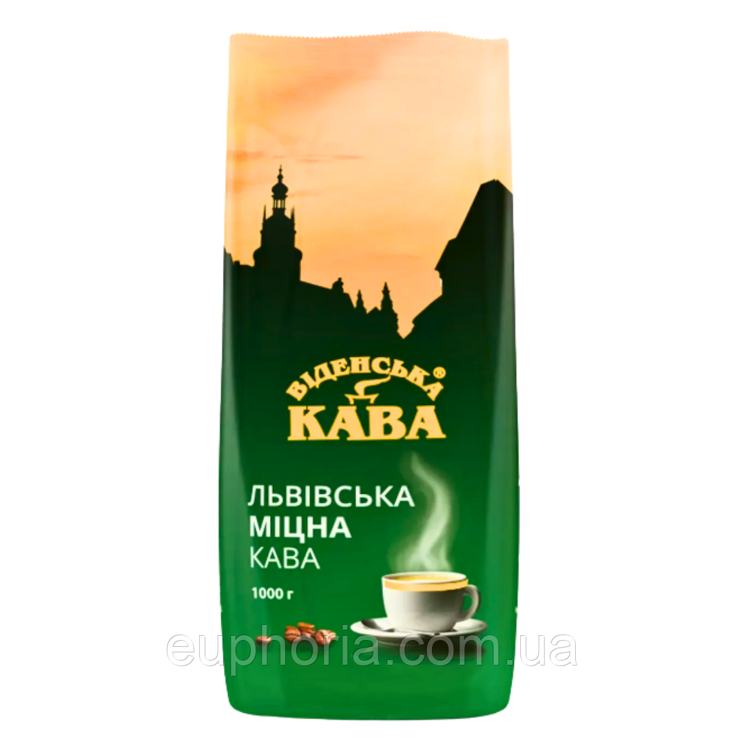 Кава в зернах Віденська кава Львівська Міцна 1 кг