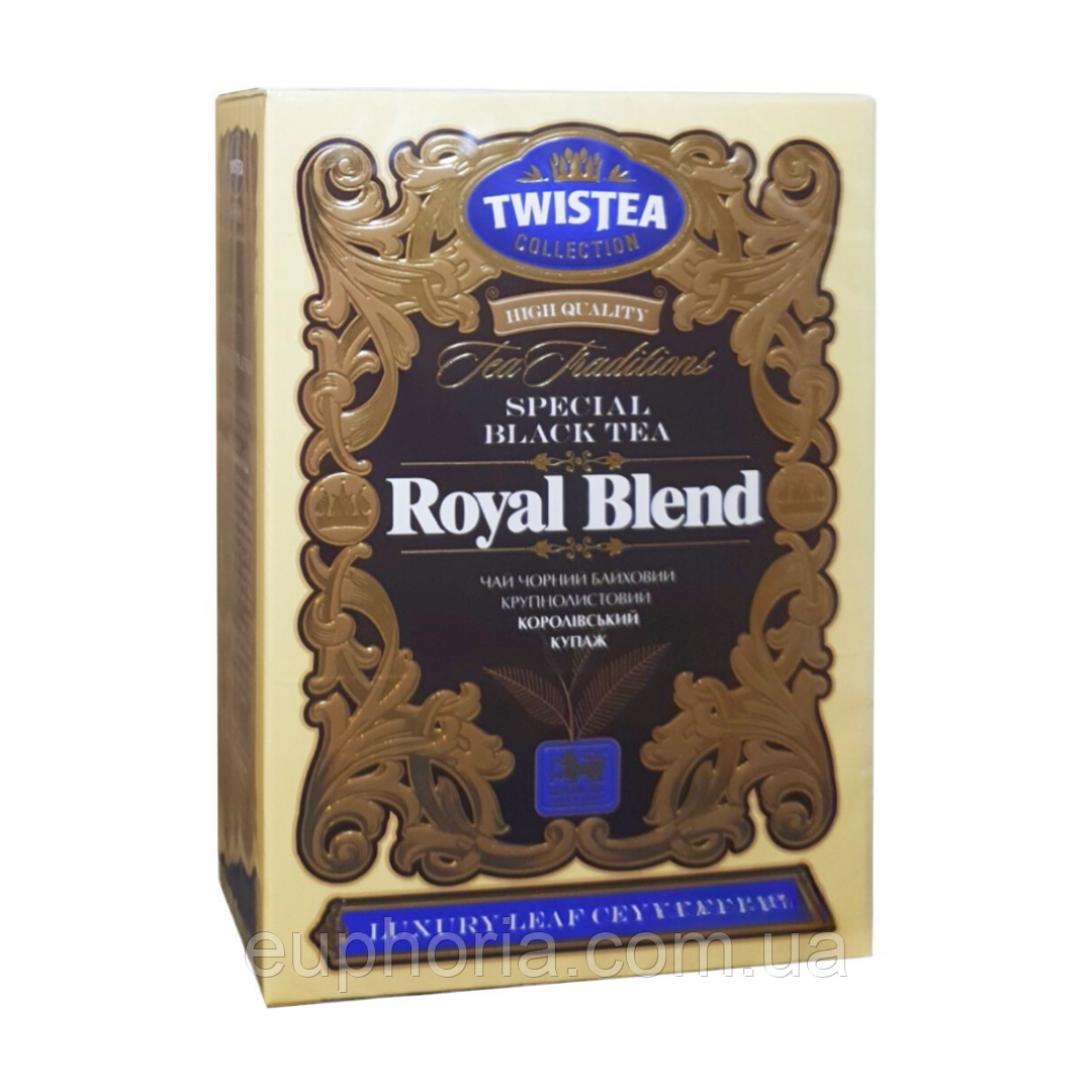 Чай крупнолистовий Twistea Royal Blend 100 г чорний байховий
