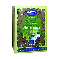 Чай крупнолистовий Twistea Soursop 100 г зелений байховий