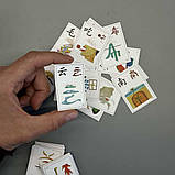 Двосторонні картки для вивчення китайської мови - Chinese for Kids 1а, фото 3