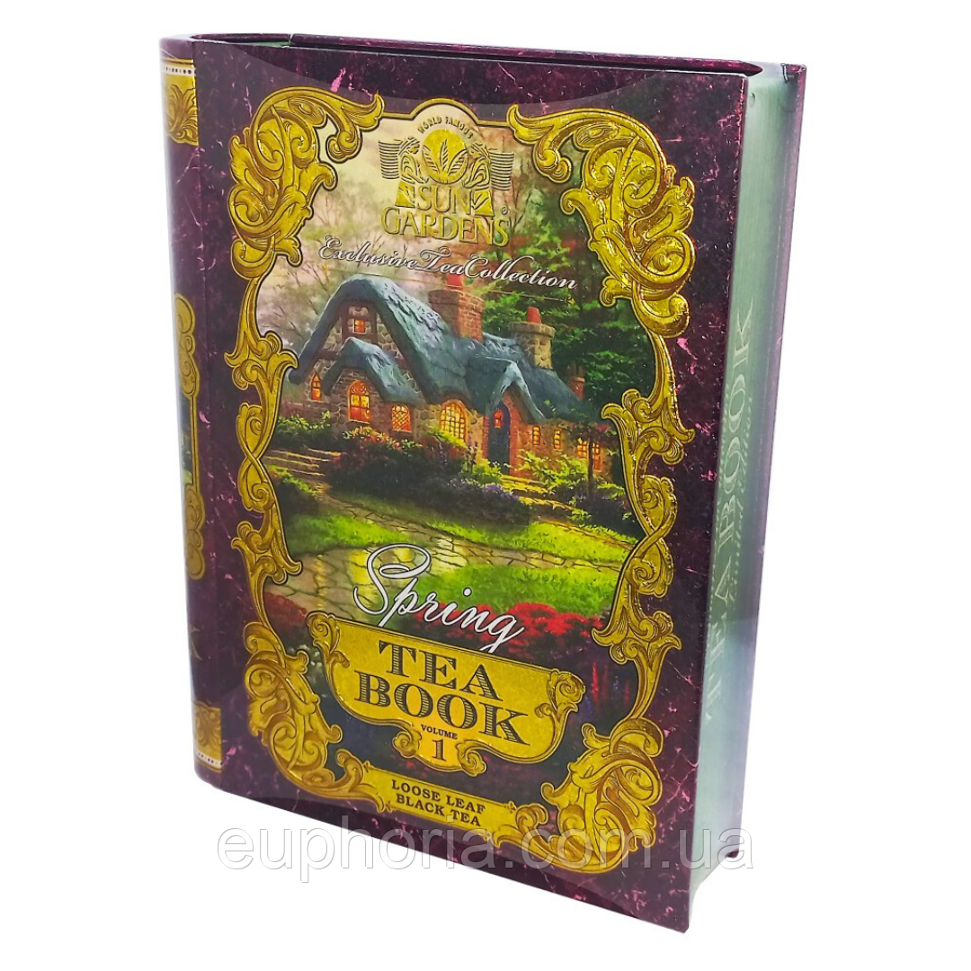 Чай Sun Gardens Tea Book Spring (Весна) 100 г чорний листовий
