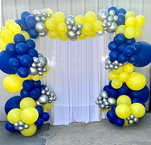Арка гірлянда з повітряних кульок Патріот