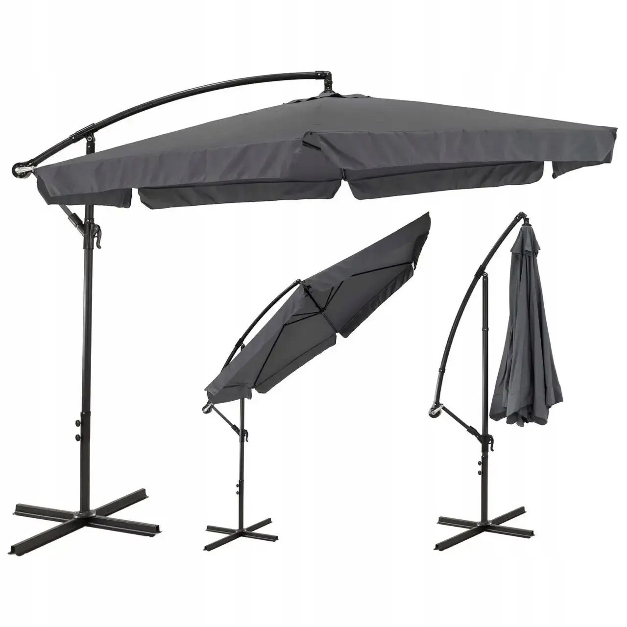 Парасолька садова Just Garden Casablanca 3 м Сірий, фото 1