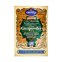 Чай крупнолистовий Twistea Gunpowder 100 г зелений байховий