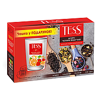 Набір Tess Асорті 4 види чаю 165 г в пакетиках з чашкою 310 мл