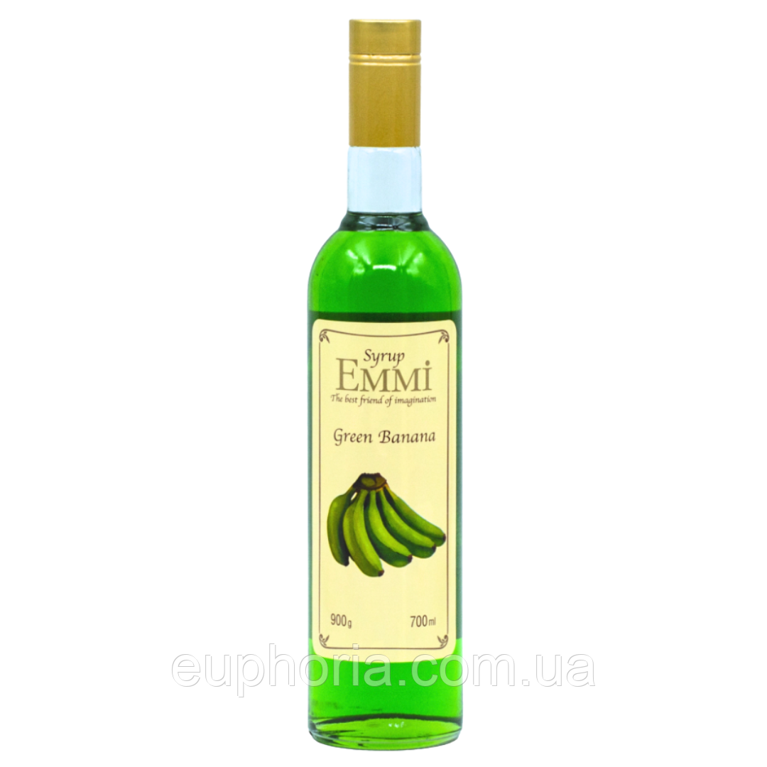Сироп Syrup Emmi Green Banana 700 мл (Зелений банан)