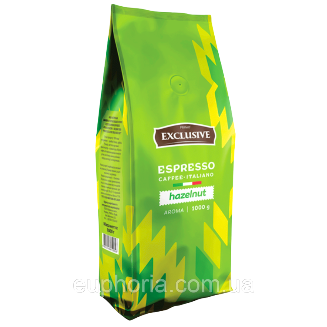 Кава в зернах Primo Exclusive Espresso Hazelnut 1 кг