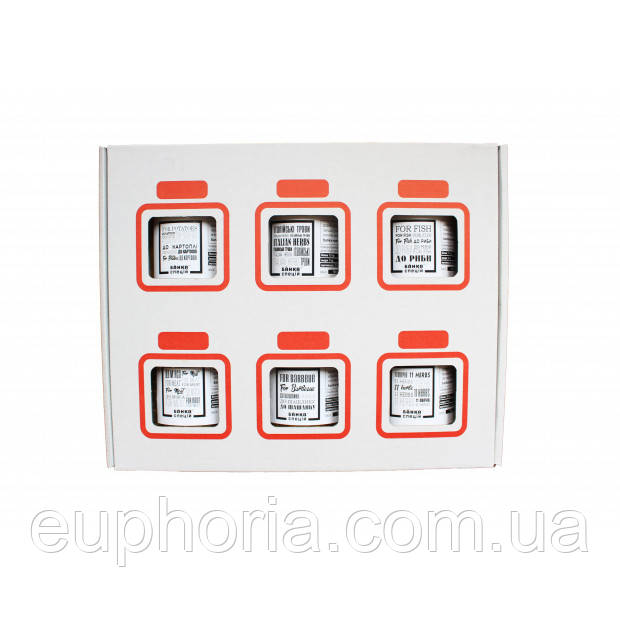 Набір спецій "Суміші спецій +" (6 баночок) 610 г, фото 1