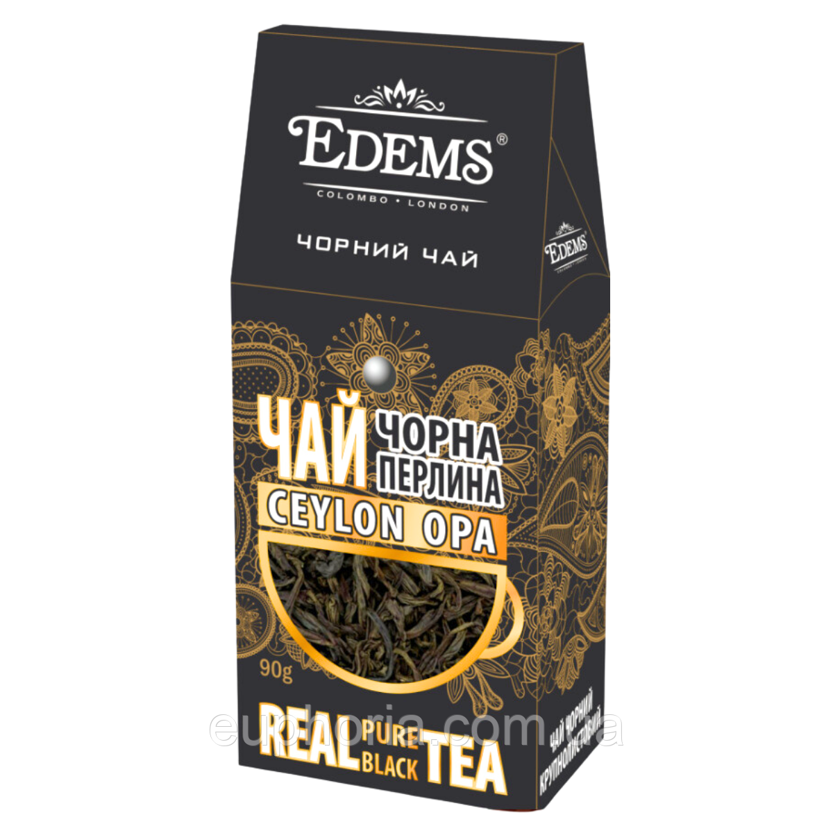 Чай Edems Чорна Перлина 90 г чорний цейлонський листовий