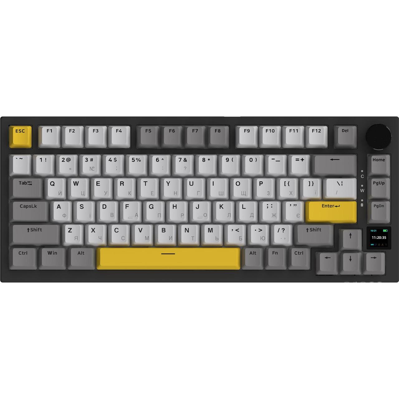 Клавіатура бездротова Ajazz AK820 Pro Gift Switch Black (AK820PRO-G-BGY), фото 1