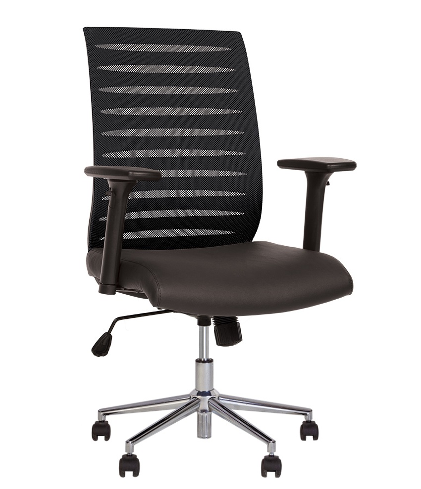 Крісло офісне Xeon R ST AL70 CHR64 OH-5 eco-30 чорна (Новий Стиль ТМ)