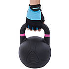 Гиря змагальна цільна чугуна пофарбована LiveUp LP8044-8 8кг чорний, фото 6