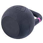 Гиря змагальна цільна чугуна пофарбована LiveUp LP8044-8 8кг чорний, фото 5