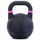 Гиря змагальна цільна чугуна пофарбована LiveUp LP8044-8 8кг чорний, фото 4