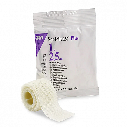 Бинт іммобілізаційний 3М Scotchcast Plus 82001 2,5 см х 1,8 м., 1 шт.