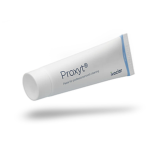 Паста для поліровки та реставрації зубів PROXYT RDA 86 (крупнозерниста, голуба), 55 мл