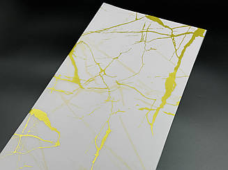 Плівка для квітів з принтом Рожево золотий мармур.. 58х58 см