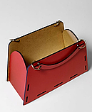 Стильне подарункове пакування для квітів і подарунків у формі сумочки з принтом, фото 3