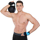 Гиря змагальна цільна чугуна пофарбована LiveUp LP8044-12 12кг чорний, фото 9