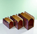 Набір з трьох придметів, стильного подарункового пакування для квітів і подарунків у формі сумочки з принтом, фото 3