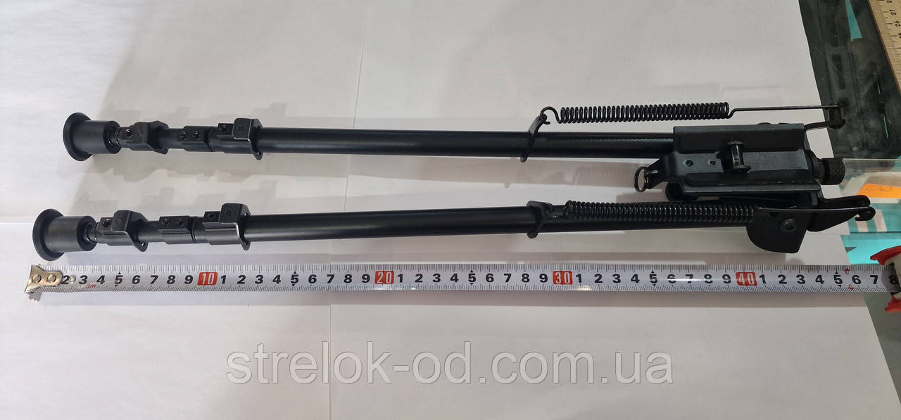 Сошки для зброї, ССОР 29XXL екстра високі 43-57 см   з гойдалкою. Кріплення на антабку.