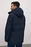 Зимовий чоловічий пуховик Finn Flare FWB26064-101 синій 3XL, фото 5