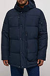 Зимовий чоловічий пуховик Finn Flare FWB26064-101 синій 3XL, фото 2