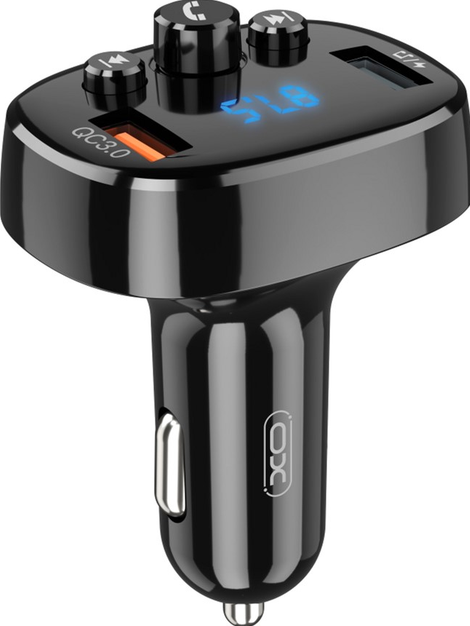 Модулятор XO-BCC03 car charger 18 W 3 A (Чорний)
