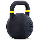 Гиря змагальна цільна чугуна пофарбована LiveUp LP8044-16 16кг чорний, фото 6