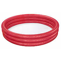 Дитячий надувний басейн на 183 х 33 см на 3 кільця для діток 480 л Bestway 51027 принт Мерехтіння