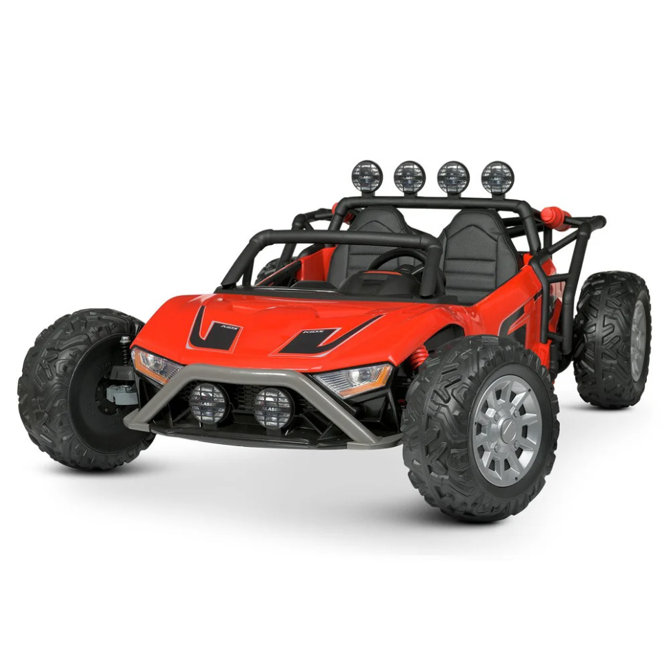 Дитячий електромобіль Джип Bambi Racer JS3168EBLR-3 (24V) Червоний, фото 1