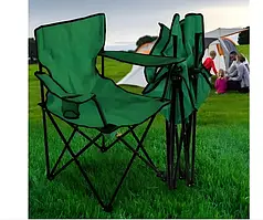 Складне крісло складане для пікніка та риболовлі "Павук" зелений