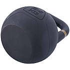 Гиря змагальна цільна чугуна пофарбована LiveUp LP8044-24 24кг чорний, фото 4