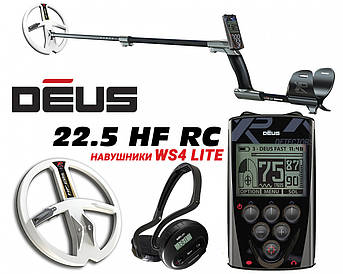 Металошукач XP Deus (котушка HF 22,5 см, навушники WS4 блок RC) - Офіційна гарантія