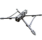 Рама Mark4 V2 10 дюймів 427 мм + ремінець для акумулятора FPV-рама для квадрокоптера, фото 2