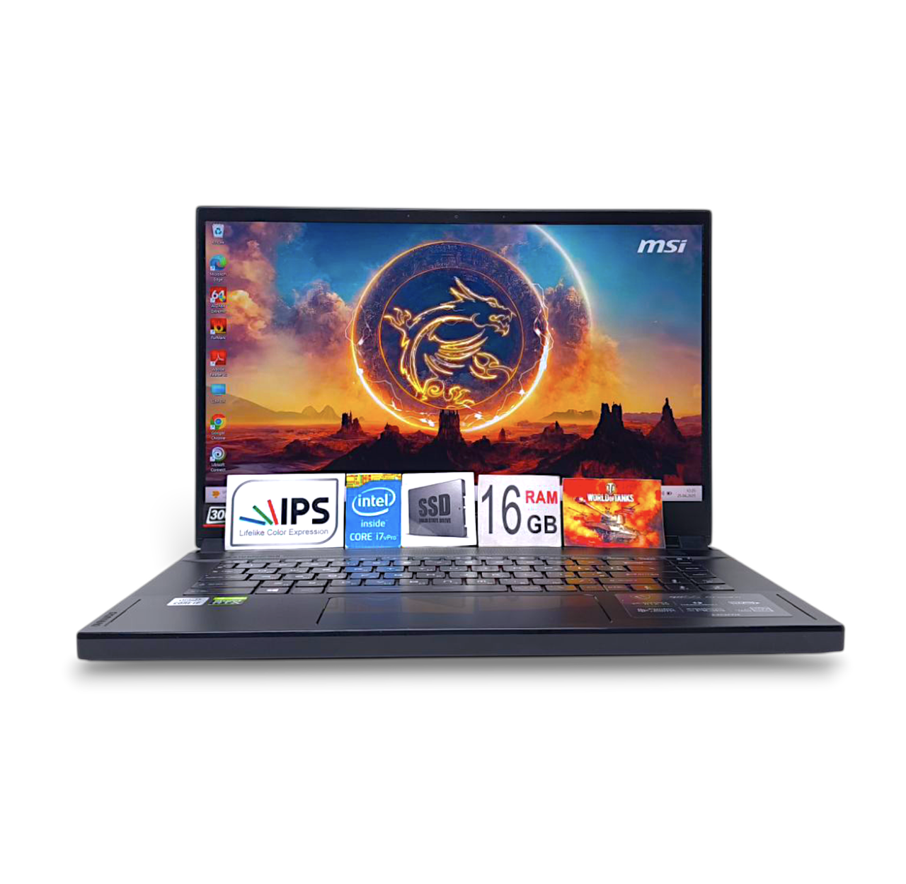 Ноутбук MSI GS66 Stealth 15.6 IPS 300Hz Core i7-10870H 32GB DDR4 SSD 1TB Nvidia RTX 3070 8GB