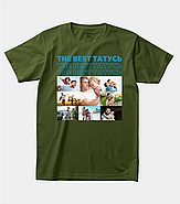 Футболка для тата з милим принтом "The best татусь", фото 3