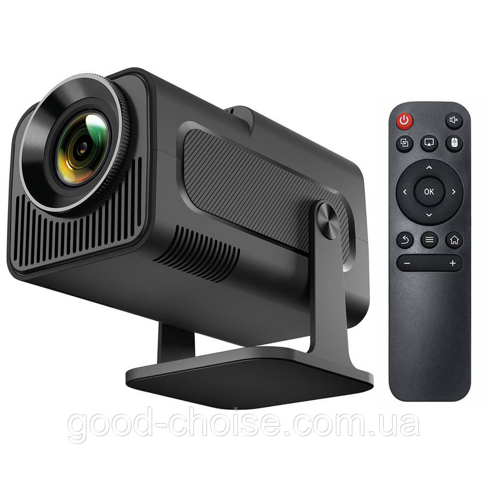Мультимедійний проектор 4K, WiFi/Bluetooth + пульт, HY320 mini / Проектор для дому / Портативний проектор смарт, фото 1