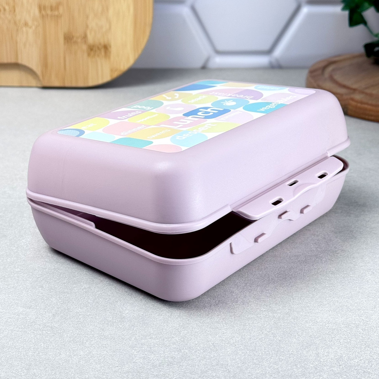 Пластикова бутербродниця (ланч-бокс) для дівчаток Фрезія Алеана