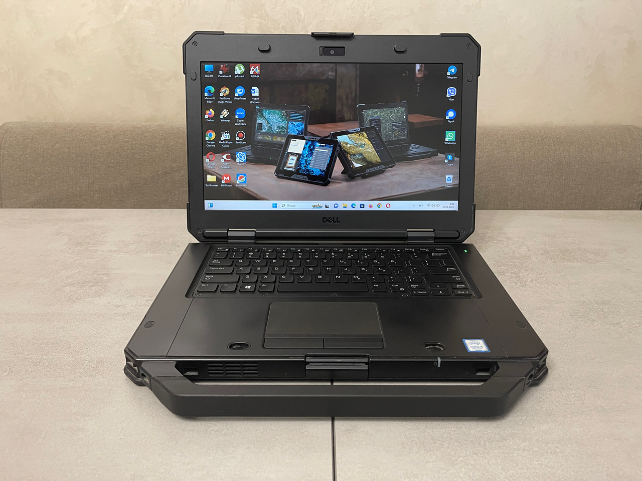 Захищений ноутбук Dell 5420 Rugged, 14" FHD IPS, i5-8350U, 16GB, 512GB SSD, AMD Radeon RX540 2GB